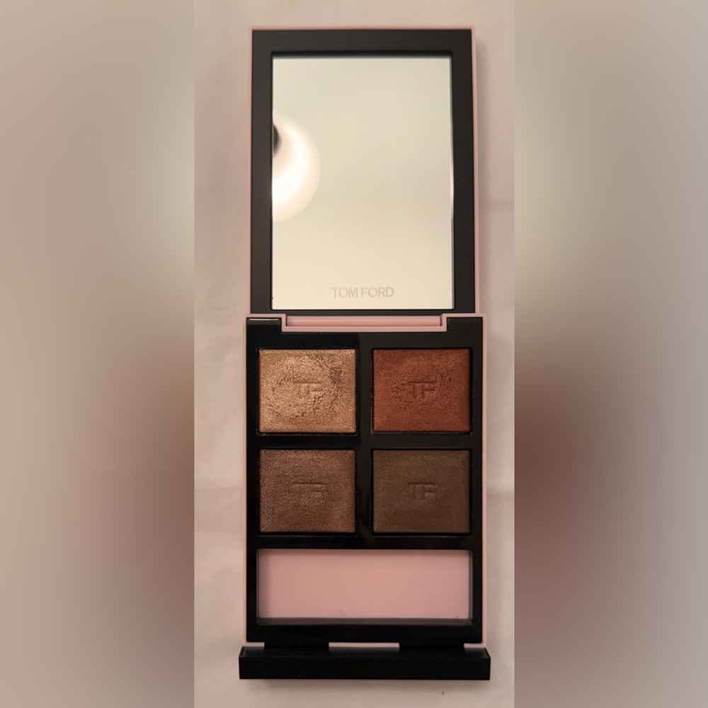 Used TOM FORD EYE QUAD Color: 03 BODY HEAT Limited Edition: Rose Prick Pink Case